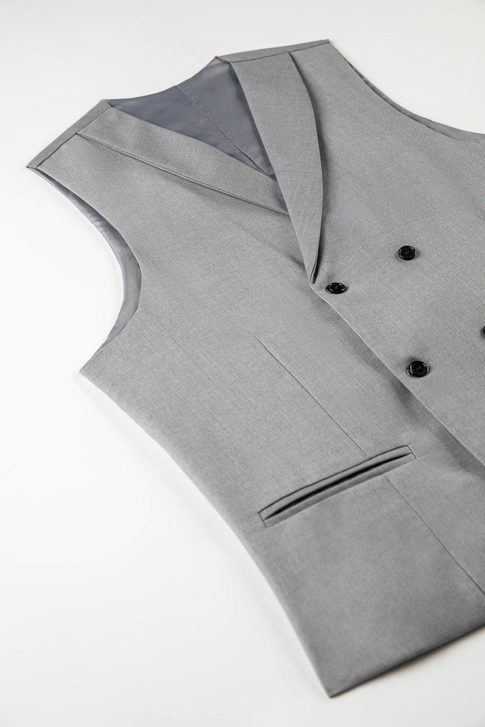 Tiavllya Tiavllya Fashion Men's Suit Vest Regular Fit Shawl Lapel Waistcoat Wedding