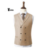 Tiavllya Tiavllya Fashion Men's Suit Vest Regular Fit Shawl Lapel Waistcoat Wedding