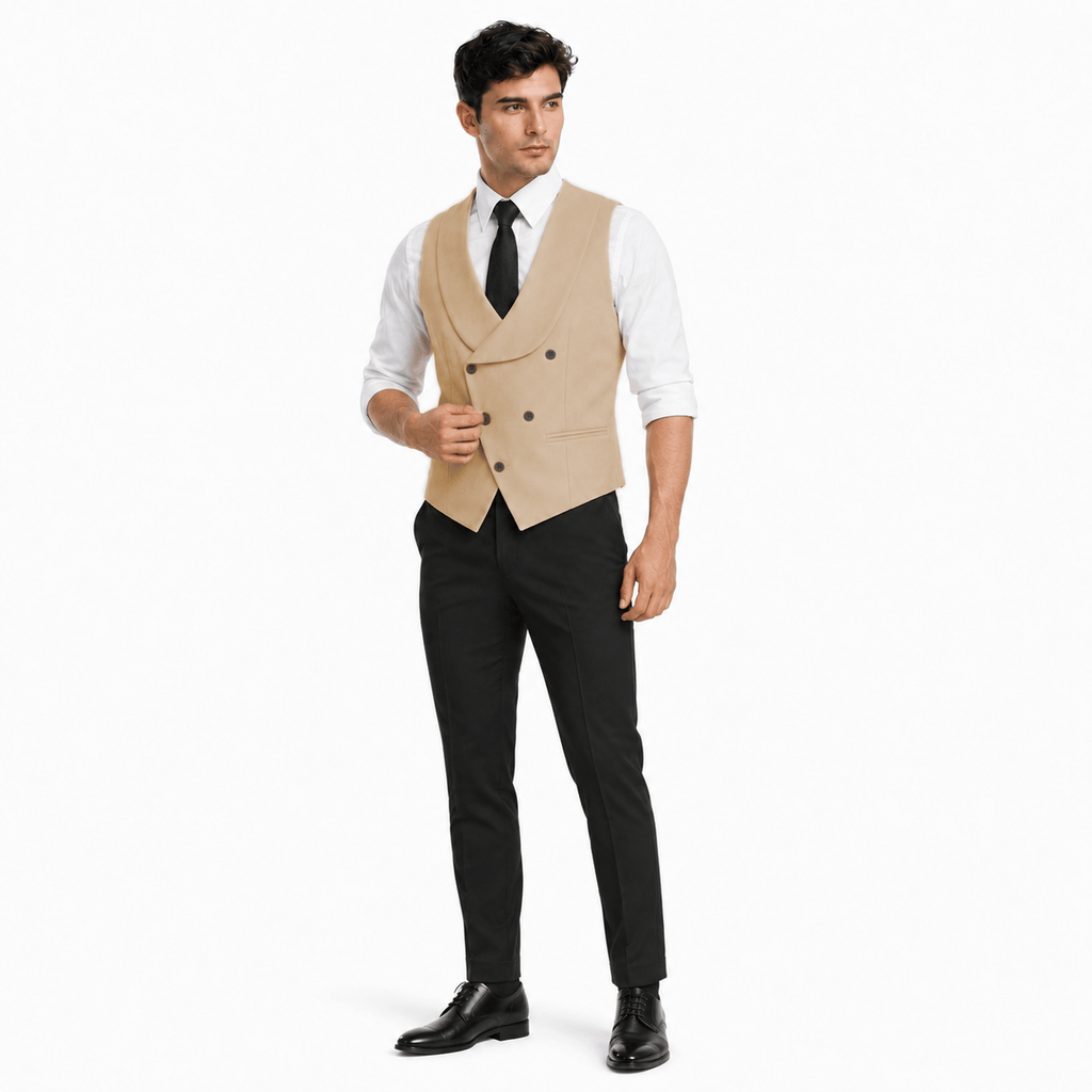 Tiavllya Tiavllya Fashion Men's Suits Slim Fit 3 Pieces Notch Lapel Tuxedos (White Blazer+Vest+ Pant)