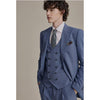 Tiavllya Tiavllya Fashion Men's Suits Slim Fit 3 Pieces Peak Lapel Tuxedos (Blazer+Vest+ Pant)