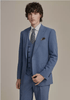 Tiavllya Tiavllya Fashion Men's Suits Slim Fit 3 Pieces Peak Lapel Tuxedos (Blazer+Vest+ Pant)