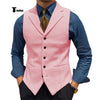 Tiavllya Tiavllya Fashion Men's vest Houndstooth Notch Lapel Waistcoat