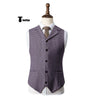 Tiavllya Tiavllya Fashion Men's vest Houndstooth Notch Lapel Waistcoat