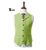 Tiavllya Tiavllya Fashion Men's vest Houndstooth Notch Lapel Waistcoat