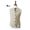 Tiavllya Tiavllya Fashion Men's vest Houndstooth Notch Lapel Waistcoat