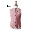 Tiavllya Tiavllya Fashion Men's vest Houndstooth Notch Lapel Waistcoat