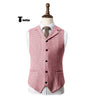 Tiavllya Tiavllya Fashion Men's vest Houndstooth Notch Lapel Waistcoat