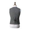 Tiavllya Tiavllya Fashion Men's vest Houndstooth Notch Lapel Waistcoat