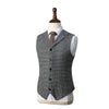 Tiavllya Tiavllya Fashion Men's vest Houndstooth Notch Lapel Waistcoat