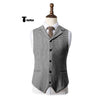 Tiavllya Tiavllya Fashion Men's vest Houndstooth Notch Lapel Waistcoat