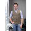 Tiavllya Tiavllya Fashion Men's vest Houndstooth V Neck Waistcoat