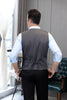 Tiavllya Tiavllya Fashion Men's Vest Stripe V Neck Waistcoat