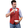 Tiavllya Tiavllya Fashion Men's vest Tweed Herringbone Notch Lapel Waistcoat
