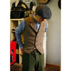 Tiavllya Tiavllya Fashion Men's vest Tweed Notch Lapel Waistcoat