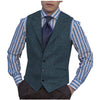 Tiavllya Tiavllya Fashion Men's vest Tweed Notch Lapel Waistcoat