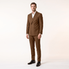 Tiavllya Tiavllya Fashion Mens 2 Pieces Men’s Suit Slim Fit Flat Peak Lapel Tuxedos (Blazer+Pants)