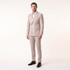 Tiavllya Tiavllya Fashion Mens 2 Pieces Men’s Suit Slim Fit Flat Peak Lapel Tuxedos (Blazer+Pants)