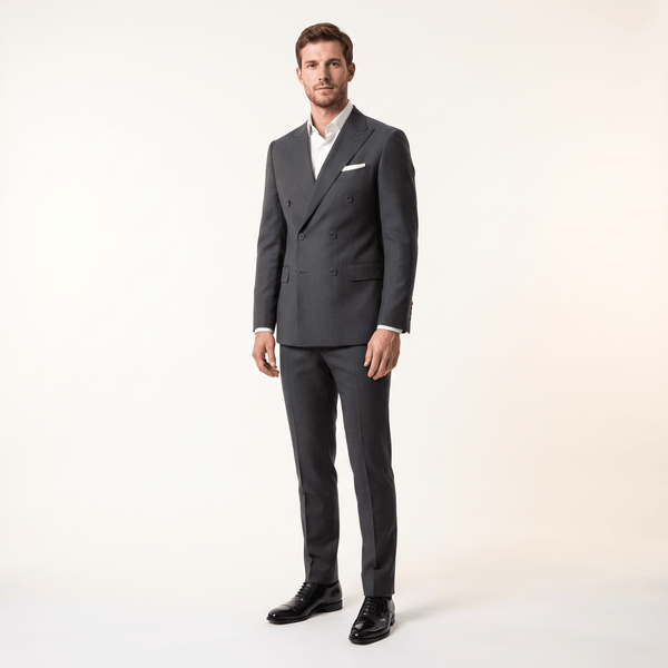 Tiavllya Tiavllya Fashion Mens 2 Pieces Men’s Suit Slim Fit Flat Peak Lapel Tuxedos (Blazer+Pants)