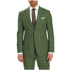 Tiavllya Tiavllya Fashion Mens Suit 2 Pieces Plaid Peak Lapel Tuxedos (Blazer+Pants)