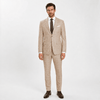 Tiavllya Tiavllya Fashion Mens Suit 2 Pieces Plaid Peak Lapel Tuxedos (Blazer+Pants)