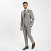 Tiavllya Tiavllya Fashion Mens Suit 2 Pieces Plaid Peak Lapel Tuxedos (Blazer+Pants)
