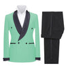 Tiavllya Tiavllya Fashion Mens Suit Double Breasts Shawl Lapel 2 Pieces (Blazer+Pants)