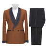 Tiavllya Tiavllya Fashion Mens Suit Double Breasts Shawl Lapel 2 Pieces (Blazer+Pants)