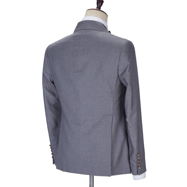 Tiavllya Tiavllya Formal 2 Pieces Mens Suit Double Breasted Flat Notch Lapel Tuxedos (Blazer+Pants)