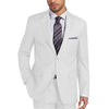 Tiavllya Tiavllya Formal 2 Pieces Mens Suit Flat Notch Lapel Tuxedos For Wedding (Blazer+Pants)
