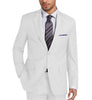 Tiavllya Tiavllya Formal 2 Pieces Mens Suit Flat Notch Lapel Tuxedos For Wedding (Blazer+Pants)