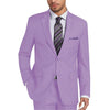 Tiavllya Tiavllya Formal 2 Pieces Mens Suit Flat Notch Lapel Tuxedos For Wedding (Blazer+Pants)