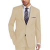 Tiavllya Tiavllya Formal 2 Pieces Mens Suit Flat Notch Lapel Tuxedos For Wedding (Blazer+Pants)