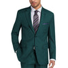 Tiavllya Tiavllya Formal 2 Pieces Mens Suit Flat Notch Lapel Tuxedos For Wedding (Blazer+Pants)