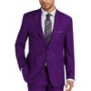 Tiavllya Tiavllya Formal 2 Pieces Mens Suit Flat Notch Lapel Tuxedos For Wedding (Blazer+Pants)