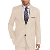 Tiavllya Tiavllya Formal 2 Pieces Mens Suit Flat Notch Lapel Tuxedos For Wedding (Blazer+Pants)