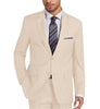 Tiavllya Tiavllya Formal 2 Pieces Mens Suit Flat Notch Lapel Tuxedos For Wedding (Blazer+Pants)