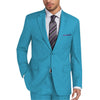 Tiavllya Tiavllya Formal 2 Pieces Mens Suit Flat Notch Lapel Tuxedos For Wedding (Blazer+Pants)