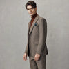 Tiavllya Tiavllya Formal 3 Piece Mens Suit Herringbone Notch Lapel Blazer (Blazer Vest+Pants)