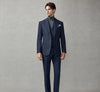 Tiavllya Tiavllya Formal 3 Piece Mens Suit Herringbone Notch Lapel Blazer (Blazer Vest+Pants)
