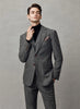 Tiavllya Tiavllya Formal 3 Piece Mens Suit Herringbone Notch Lapel Blazer (Blazer Vest+Pants)
