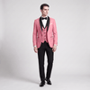 Tiavllya Tiavllya Formal 3 Pieces Mens Suit Flat Shawl Lapel Tuxedos (Blazer+vest+Pants)
