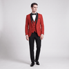 Tiavllya Tiavllya Formal 3 Pieces Mens Suit Flat Shawl Lapel Tuxedos (Blazer+vest+Pants)