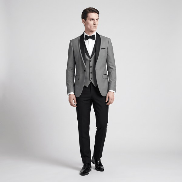 Tiavllya Tiavllya Formal 3 Pieces Mens Suit Flat Shawl Lapel Tuxedos (Blazer+vest+Pants)