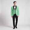 Tiavllya Tiavllya Formal 3 Pieces Mens Suit Flat Shawl Lapel Tuxedos (Blazer+vest+Pants)