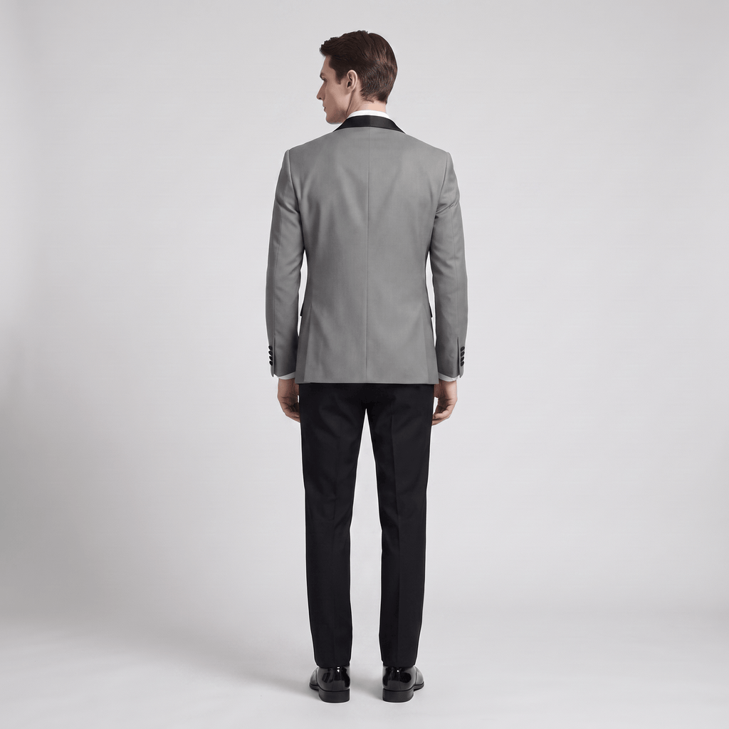 Tiavllya Tiavllya Formal 3 Pieces Mens Suit Flat Shawl Lapel Tuxedos (Blazer+vest+Pants)