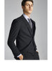 Tiavllya Tiavllya Formal Men's 3 Pieces Mens Suit Notch Lapel Flat Tuxedos (Blazer+vest+Pants)
