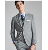 Tiavllya Tiavllya Formal Men's 3 Pieces Mens Suit Notch Lapel Flat Tuxedos (Blazer+vest+Pants)