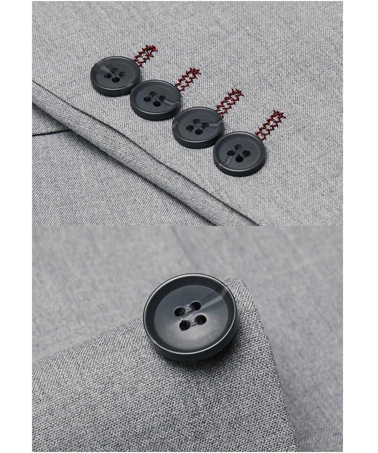 Tiavllya Tiavllya Formal Men's 3 Pieces Mens Suit Notch Lapel Flat Tuxedos (Blazer+vest+Pants)