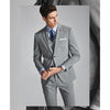 Tiavllya Tiavllya Formal Men's 3 Pieces Mens Suit Notch Lapel Flat Tuxedos (Blazer+vest+Pants)