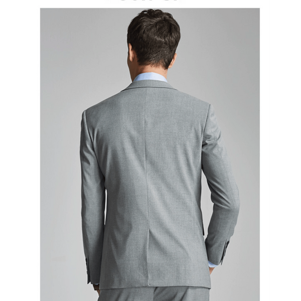 Tiavllya Tiavllya Formal Men's 3 Pieces Mens Suit Notch Lapel Flat Tuxedos (Blazer+vest+Pants)